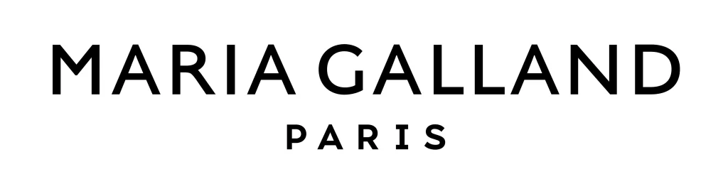 Logo Maria Galland Paris, marque française de soins du visage professionnels.